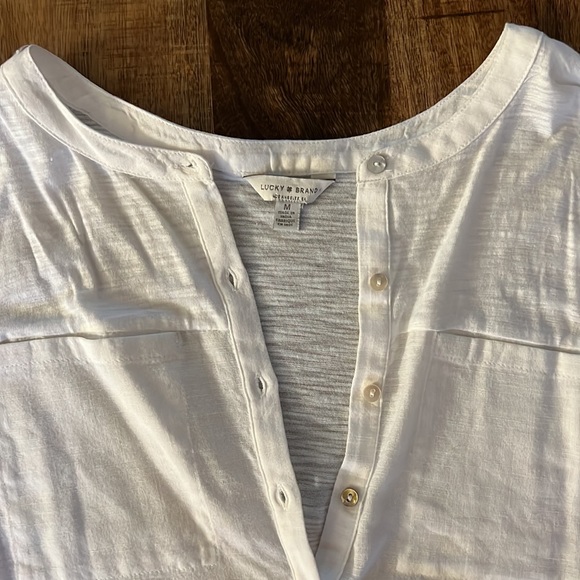 Lucky Brand White Top - Picture 2 of 7